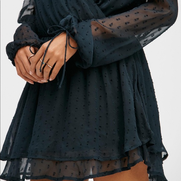 Free People - Dahlia Wrap Mini Dress - Picture 3 of 4